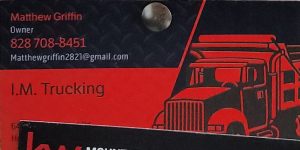 🚛 I.M. Trucking – Matthew Griffin, Owner