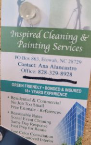 Inspired Cleaning & Painting Services Etowah NC