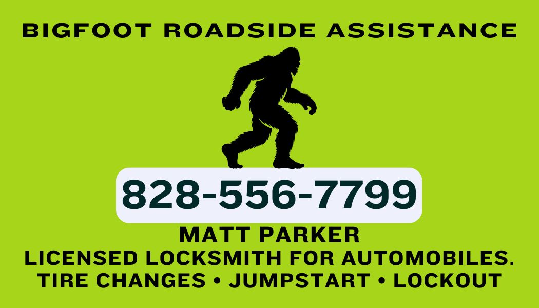 🛠️ Bigfoot Roadside Assistance Etowah, NC 📞 Matt Parker – 828-556-7799