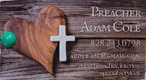 ✝️ Preacher Adam Cole – Community Outreach -Preacher Etowah NC