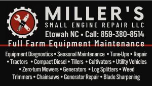 ⚙️ Miller’s Small Engine Repair LLC – Reliable Small Engine Repair Etowah NC